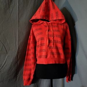Forever 21 Red Culture Print Hoodie